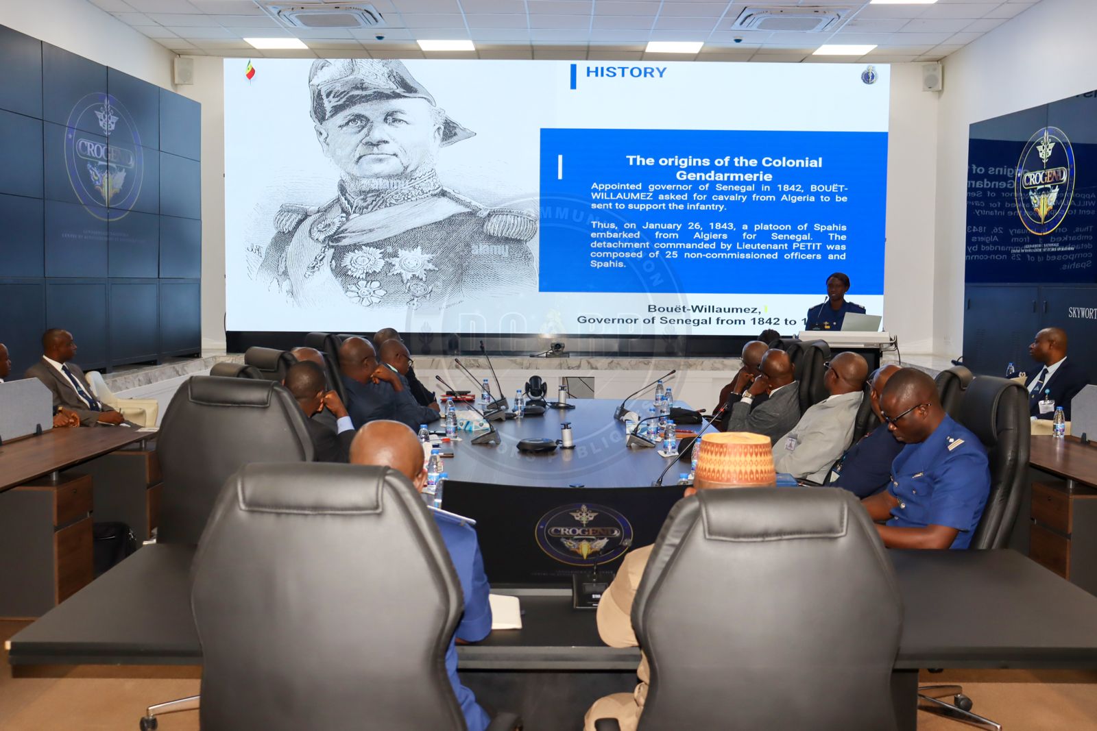 Coopération sécuritaire : la délégation du Nigerian  Army Resource Center reçue à la Gendarmerie nationale - Image 1